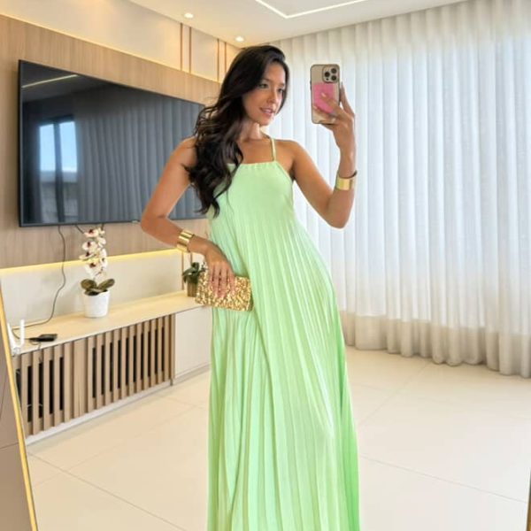 VESTIDO PLISSADO ANA