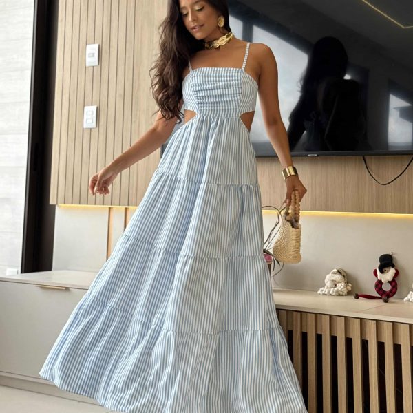 VESTIDO LISTRADO LUANA