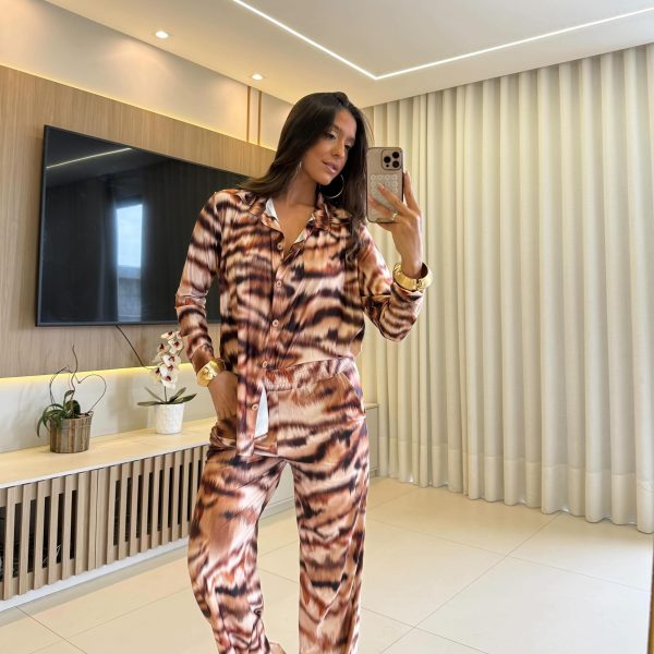 CONJUNTO CALÇA ANIMAL PRNT